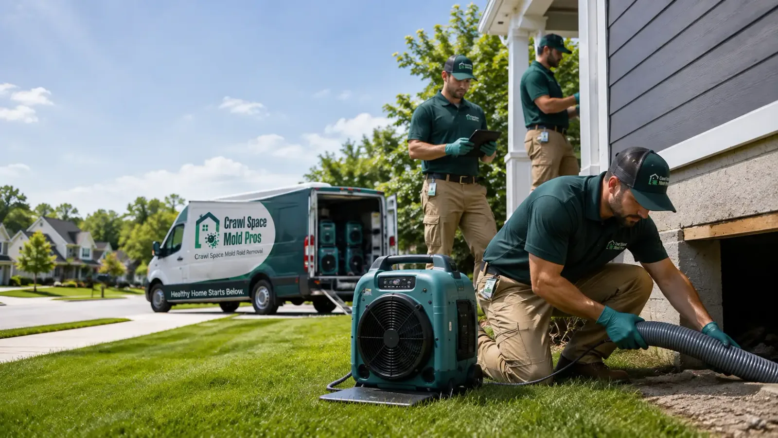 Crawl Space Mold Removal in Grantsville, MD